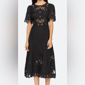 Sea NY Women’s Gianna Dress, Size 8, Black Color